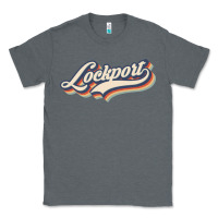 Charcoal Heather I Love Lockport City Usa Retro Vintage Classic Tee - minhPixels