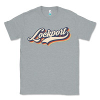 Heather Grey I Love Lockport City Usa Retro Vintage Classic Tee - minhPixels