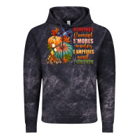 Cloud Black bonfires flannels smores campfires and pu Vintage Hoodie - CowGirlArtShop