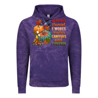 Cloud Purple bonfires flannels smores campfires and pu Vintage Hoodie - CowGirlArtShop