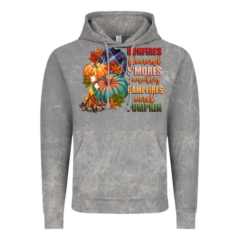 Bonfires Flannels Smores Campfires And Pu Vintage Hoodie by CowGirlArtShop | Teevron