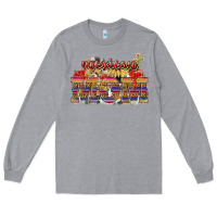 Heather Grey Mexican Mom Mexico Long Sleeve Tee - HowdyJamesFarm