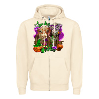 Sandshell spooky halloween cows Zipper Hoodie - LillyAllenDesigns