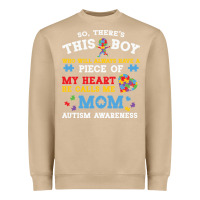 Mushroom LIL Autism Mom Heavyweight Sweatshirt - CowhideDigitalArt