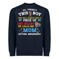 Lil Autism Mom Heavyweight Sweatshirt | Teevron