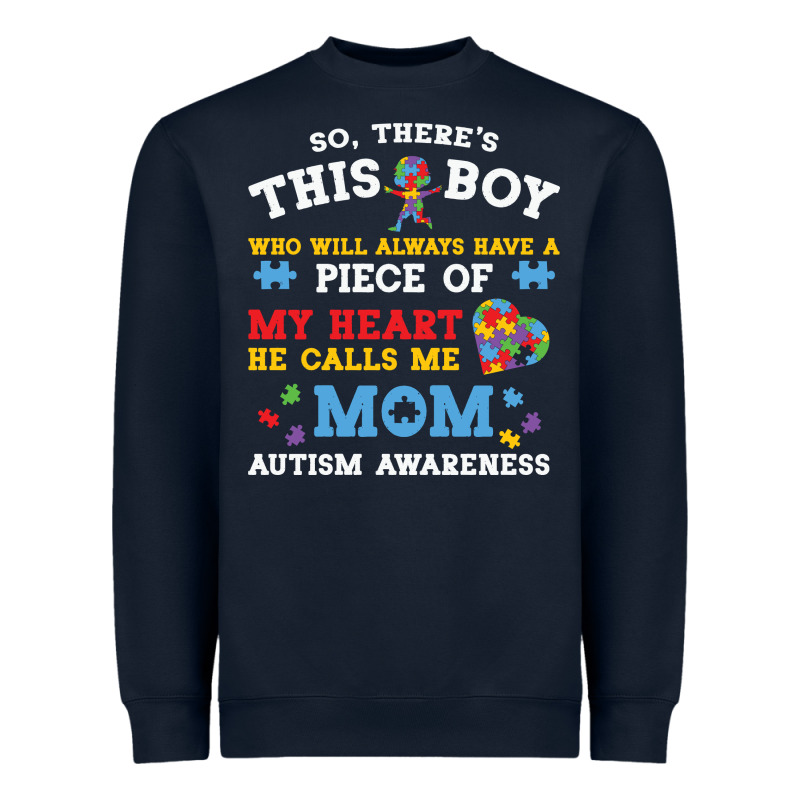 Lil Autism Mom Heavyweight Sweatshirt by CowhideDigitalArt | Teevron