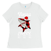 White Nonna Shark Doo Doo Ladies Tee - Bettercallsaul