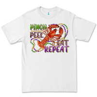 White pinch peel eat repeat crawfish Premium Tee - RanaPortraitStore