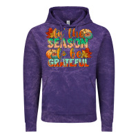 Cloud Purple tis the season to be grateful Vintage Hoodie - CowGirlArtShop