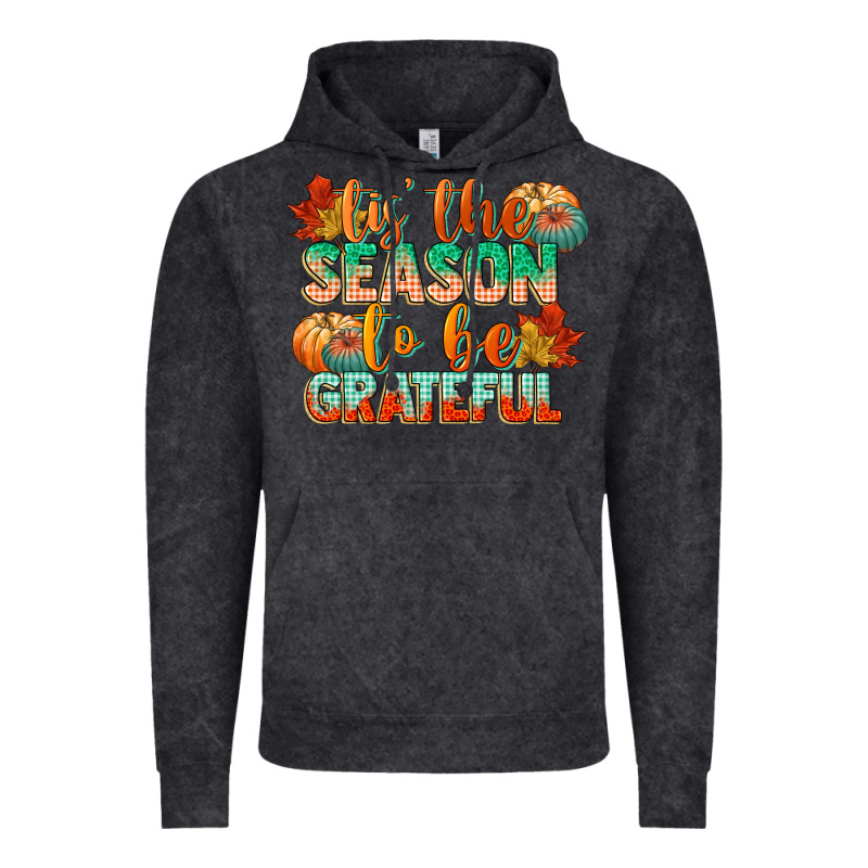 Tis The Season To Be Grateful Vintage Hoodie by CowGirlArtShop | Teevron