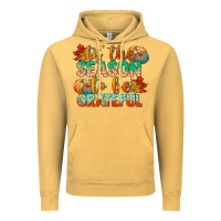 Vintage Mustard tis the season to be grateful Vintage Hoodie - CowGirlArtShop