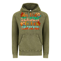 Vintage Olive tis the season to be grateful Vintage Hoodie - CowGirlArtShop