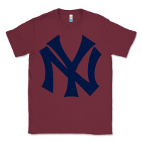 Burgundy the new york Classic Tee - minhPixels