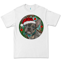 White Frenchie Christmas Premium Tee - RanaPortraitStore