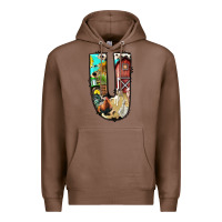 Chestnut farm life alphabet lowercase letters u Premium Hoodie - BundleAndBundleShop
