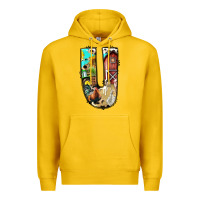 Lemon farm life alphabet lowercase letters u Premium Hoodie - BundleAndBundleShop
