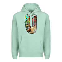 Seafoam farm life alphabet lowercase letters u Premium Hoodie - BundleAndBundleShop