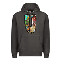 Smoke farm life alphabet lowercase letters u Premium Hoodie - BundleAndBundleShop