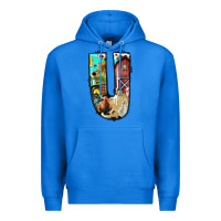 True Royal farm life alphabet lowercase letters u Premium Hoodie - BundleAndBundleShop