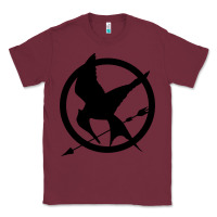 Burgundy hunger games spiral movie Classic Tee - minhPixels
