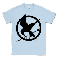 Dusty Blue hunger games spiral movie Classic Tee - minhPixels