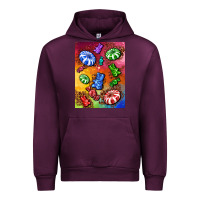 Mauve Wine candies  air freshener Urban Hoodie - AdoDesignShop