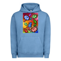 Pigment Pebble Blue candies  air freshener Urban Hoodie - AdoDesignShop