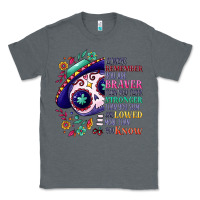 Charcoal Heather You are braver than you think sugar skull Classic Tee - NancyCooperArtShop
