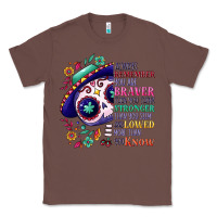 Chestnut You are braver than you think sugar skull Classic Tee - NancyCooperArtShop