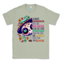 Matcha You are braver than you think sugar skull Classic Tee - NancyCooperArtShop