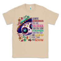 Mushroom You are braver than you think sugar skull Classic Tee - NancyCooperArtShop