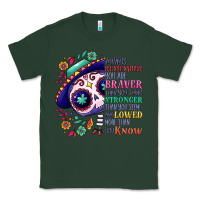 Sports Green You are braver than you think sugar skull Classic Tee - NancyCooperArtShop