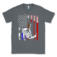 Charcoal Heather b.ra.zi.li.an j.i.u jit.su stars & stripes rank b.j flag shirt Classic Tee - minhPixels