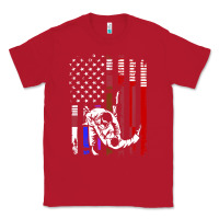 Red b.ra.zi.li.an j.i.u jit.su stars & stripes rank b.j flag shirt Classic Tee - minhPixels