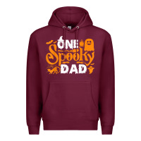 One Spooky Dad Funny Cat Boo Dad Halloween Costume Design T Shirt Premium Hoodie | Teevron