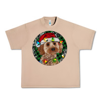 Burro Cockapoo Christmas Urban Heavy Tee - RanaPortraitStore