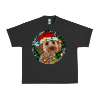 Pigment Black Cockapoo Christmas Urban Heavy Tee - RanaPortraitStore