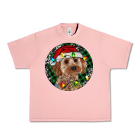 Salmon Cockapoo Christmas Urban Heavy Tee - RanaPortraitStore