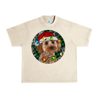 Sandshell Cockapoo Christmas Urban Heavy Tee - RanaPortraitStore