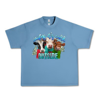 Pebble Blue heifers its cold outside Urban Heavy Tee - CowGirlArtShop