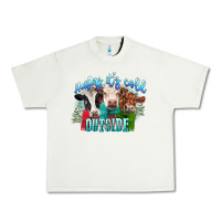 Pistachio heifers its cold outside Urban Heavy Tee - CowGirlArtShop