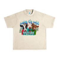Sandshell heifers its cold outside Urban Heavy Tee - CowGirlArtShop