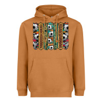 Soccer Camouflage Serape Cowhide Turquoise Leopard Glitter  Brushstrok Heavyweight Hoodie | Teevron