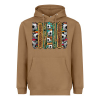 Toasted Coconut soccer camouflage serape cowhide turquoise leopard glitter  brushstrok Heavyweight Hoodie - Artiststas