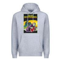 Heather Grey Tales From The Cryptkeeper-Figzk Premium Hoodie - minhPixels