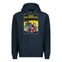 Navy Tales From The Cryptkeeper-Figzk Premium Hoodie - minhPixels