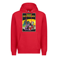 Red Tales From The Cryptkeeper-Figzk Premium Hoodie - minhPixels