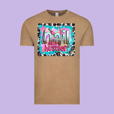 Nail Hustler Vintage Tee Designed By Tumblerdesignbyshophia