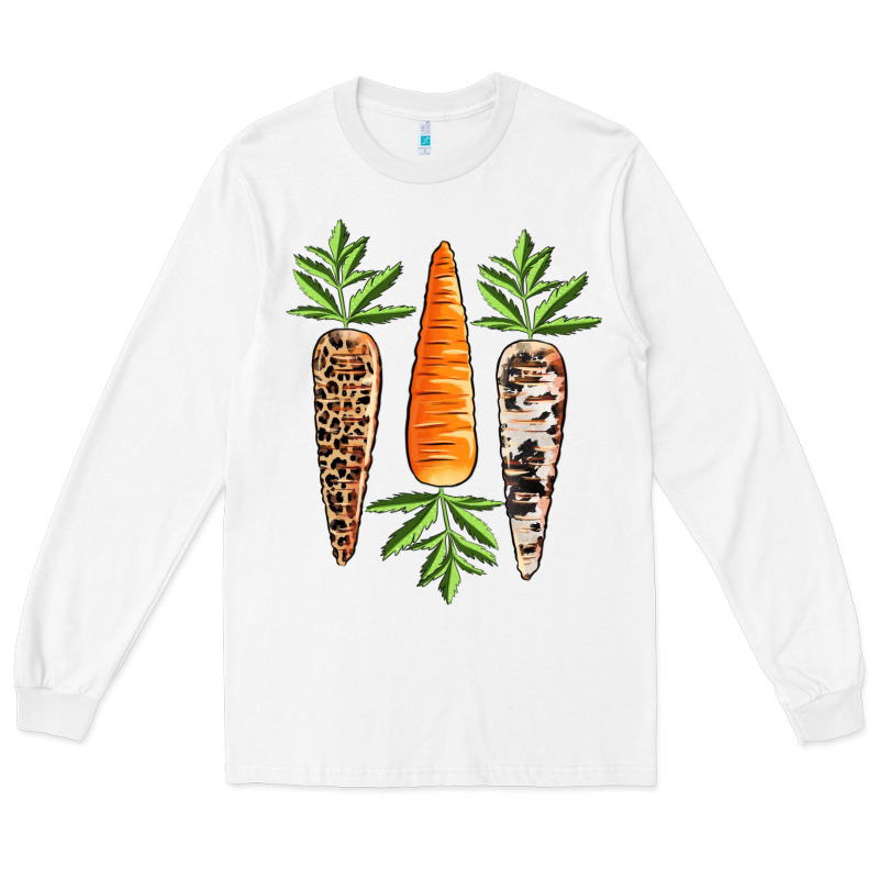 Easter Carrot Easter Day Long Sleeve Tee by CowGirlArtShop | Teevron