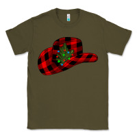 Army Green cowboy christmas Classic Tee - CowhideDigitalArt